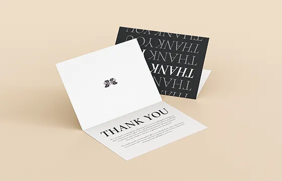 Bi-Fold Greeting & Thank You Cards