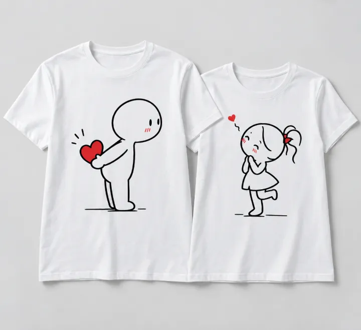 Couple Matching T-Shirts (Pair)