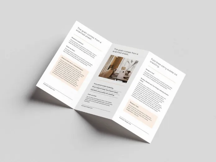 Tri-fold brochures